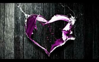 Purple Heart Wallpaper Simple