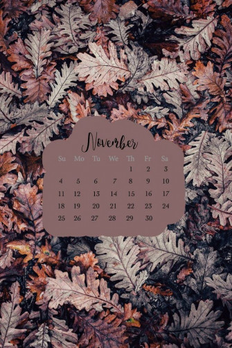 November Wallpaper By Mzwpetra