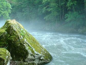 Bubbling Spring River Wallpaper And Image Pictures