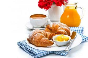Fonds D Ecran Jus Caf Viennoiserie Art De La Table