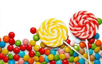 Wallpaper Colorful Candy Sweets Lollipops Sweet