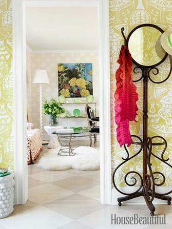 New Vase Wallpaper By Clarence House Design Ann Pyne