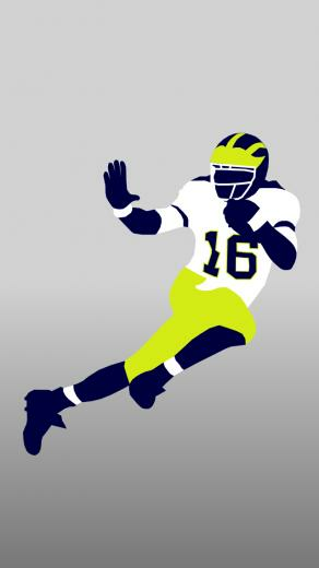 Awesome User Generated Michigan Football iPhone Droid Wallpaper