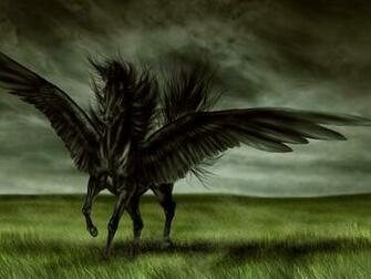 Black Pegasus Wallpaper Wallpaperesque