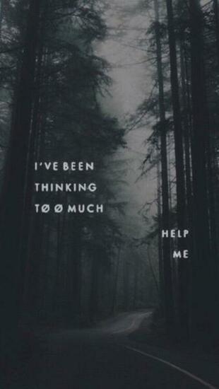 Dark Wallpaper Quotes Thinking