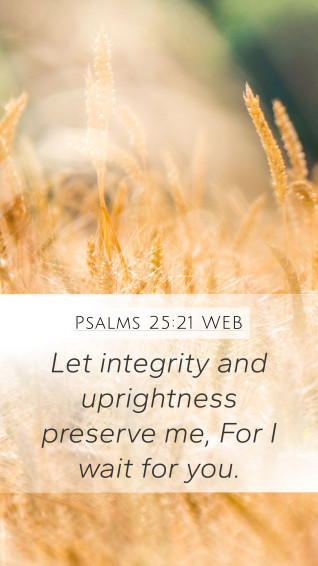 Psalms Web Mobile Phone Wallpaper Let Integrity And