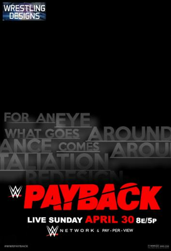 Wrestling Renders Background Custom Posters Payback