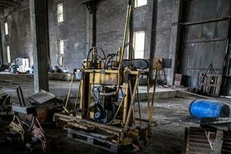 Yellow Industrial Machine Image