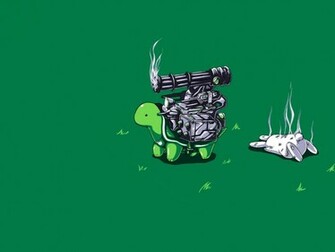 Minigun Fun Art Wallpaper