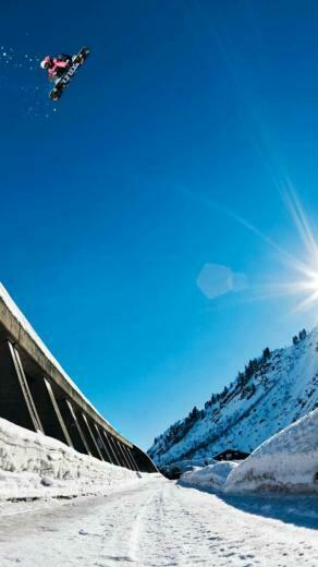 Snowboard Big Air Winter Sports iPhone Wallpaper Ipod HD