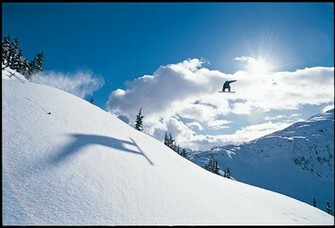 Backcountry Snowboarding HD Wallpaper Whistler