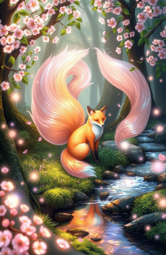 Nine Tailed Fox Wallpaper