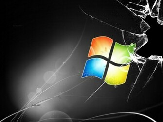 Microsoft Broken Screen Windows Wallpaper Art HD