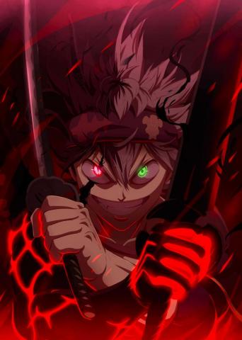 Black Clover Asta Dual Sword Art Print By Terpres In