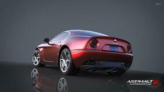 Alfa Romeo 8c Competizione Asphalt Airborne Wallpaper