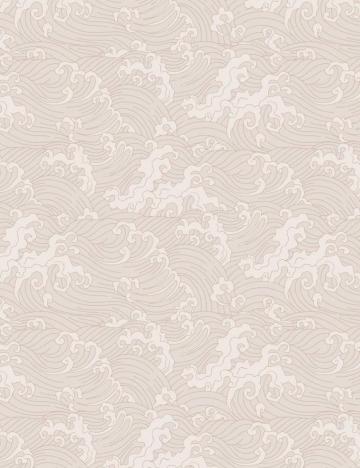 Pink White Japanese Wave Wallpaper Feathr