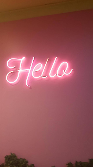 Pink Neon Aesthetic Wallpaper