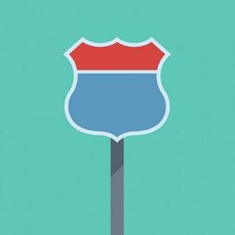 Flat Empty Route Sign Protium Design