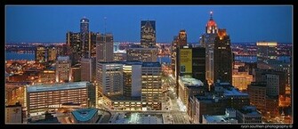Detroit Skyline Wallpaper