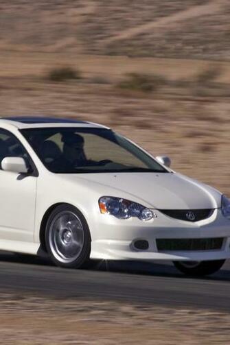 Wallpaper Acura Rsx White Rear Style