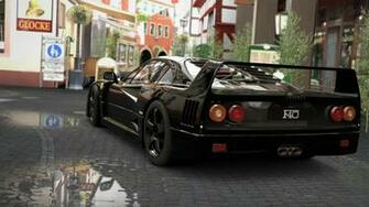 Black Ferrari F40 HD Wallpaper Id