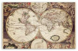 Old Earth Map HD Wallpaper For Wide Widescreen Whxga Wqxga