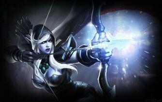 Traxex Dota Drow Ranger Wallpaper HD Games 4k