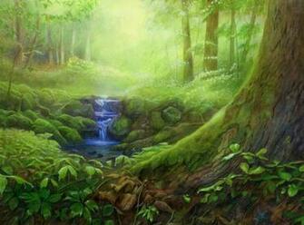 Forest In Spring Wallpaper HD