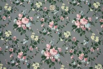 S Vintage Wallpaper Pink Roses This Was In My Childhood Bedroom