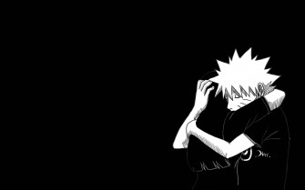 Naruto Black And White Wallpaper
