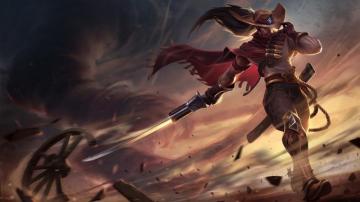 Yasuo Lol High Noon Splash Art 4k Wallpaper