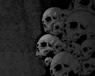 Black Skull Wallpaper