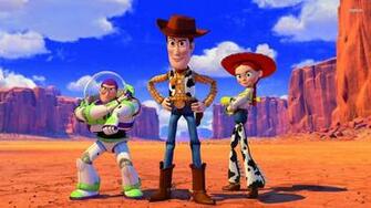 Buzz Lightyear Sheriff Woody Jessie Toy Story Wallpaper
