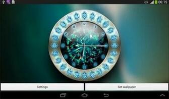 Crystal Clock Live Wallpaper For Android