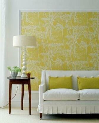 Framed Wallpaper As Art Frames Wall Living Rooms