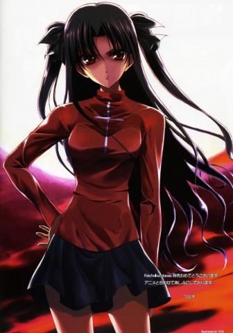 Tohsaka Rin Fate Stay Night Mobile Wallpaper