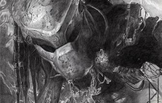 Wallpaper Figure Predator Alien Helmet Pencil Thing