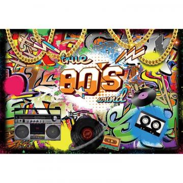 80s 90s Party Backdrop Disco Theme Retro Style Photo S