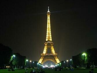 Paris Eiffel Tower At Night