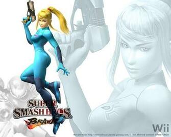Zero Suit Samus Background Wallpaper