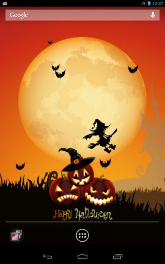 Funny Halloween Live Wallpaper Screenshot