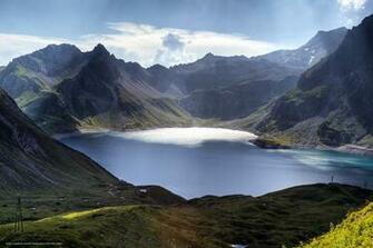 Wallpaper Austria Summer Mountains Lake Desktop