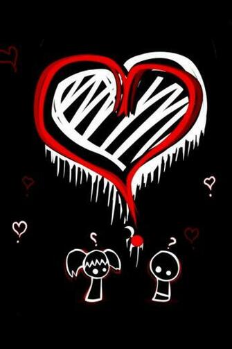 Wallpaper For iPhone Emo Love