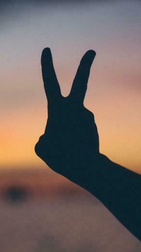 Hand Gesture Fingers Wallpaper