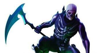 Skull Trooper Skin Fortnite Battle Royale Art By Ezyin