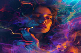 Girl Smoking Wallpaper