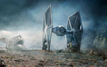 Daily Wallpaper Star Wars Tie Fighter Crash Landing I Like To