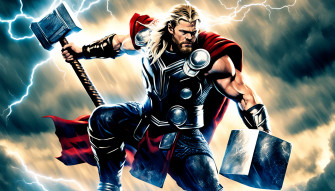 Angry Thor Wallpaper