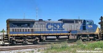 Csx Cw40 Locomotive Train Engines 2c Ns Railroad Cordele