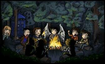 Multifandom Campfires And Marshmallows By Blackbirdrose